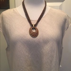 Coldwater Creek linen shell